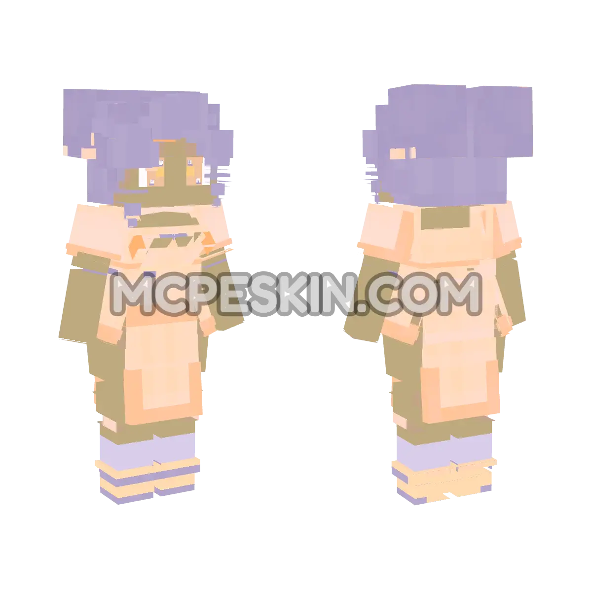 4 Girl Cloth Style 1 4D Minecraft Bedrock skin