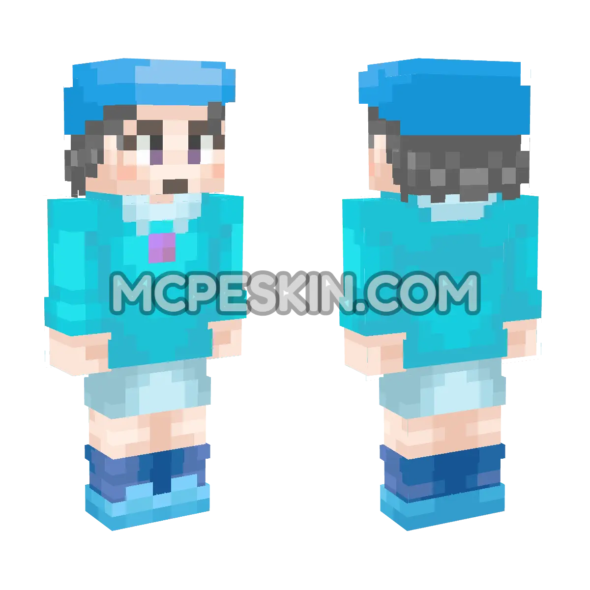 Adeleine 4D Minecraft Bedrock skin