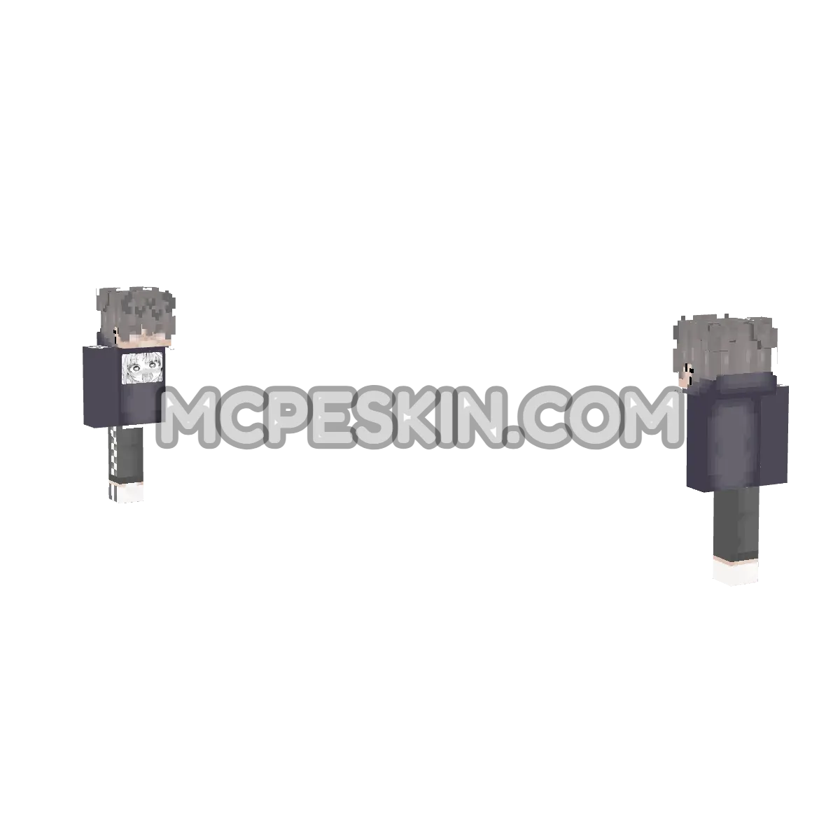 Ahegao VM 4D Minecraft Bedrock skin
