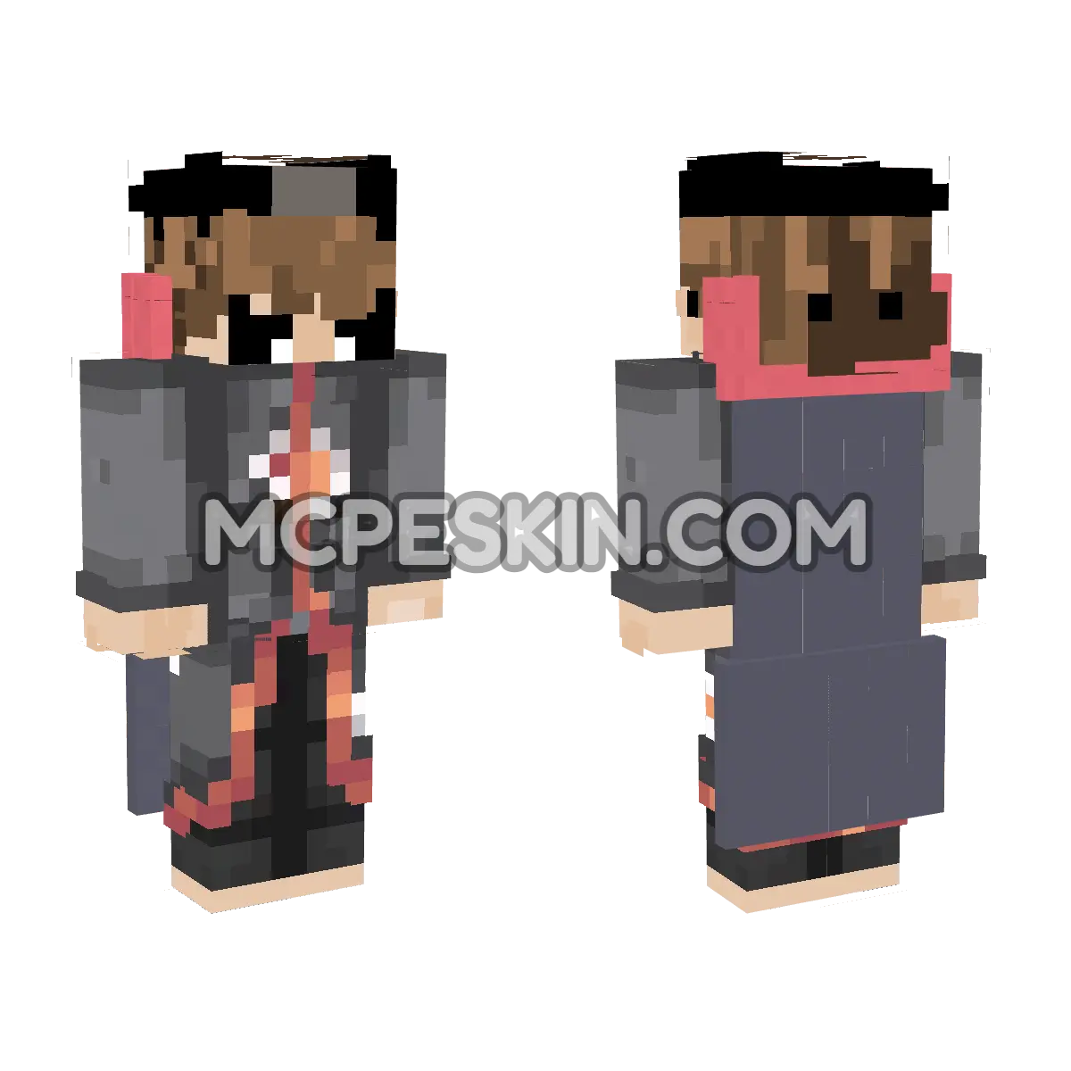 Akatsuki 17 4D Minecraft Bedrock skin