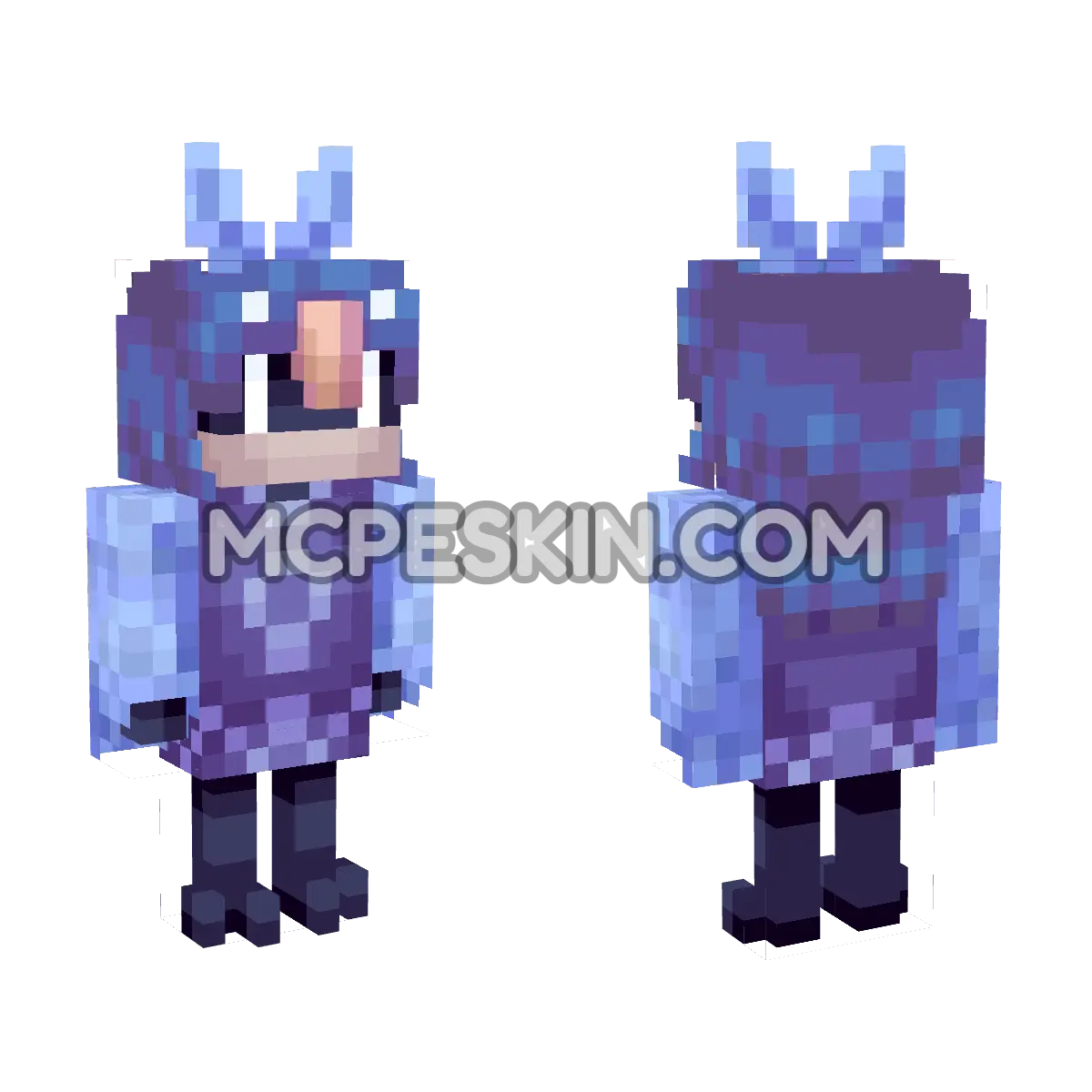 Alula 4D Minecraft Bedrock skin