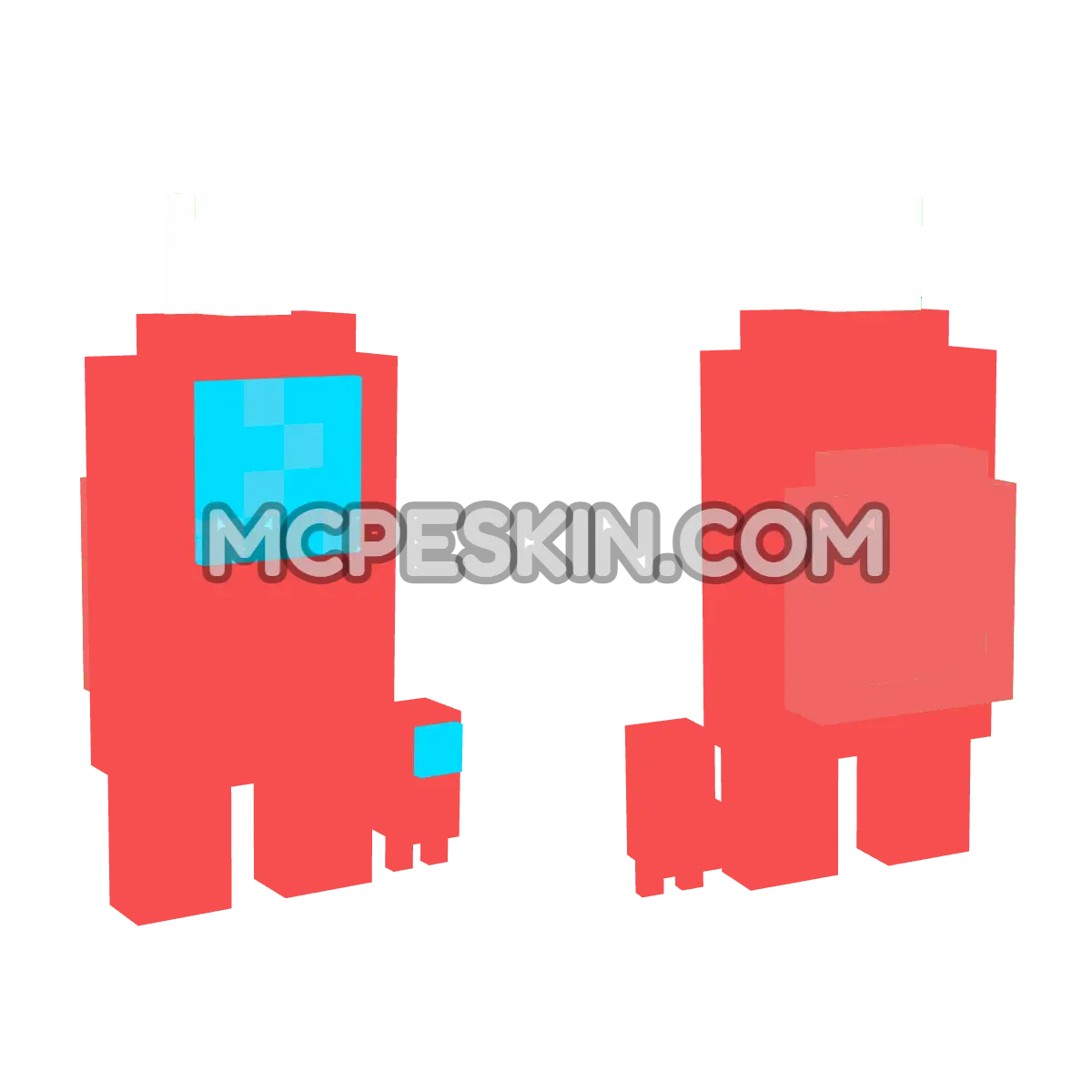 Among a compañado 4D Minecraft Bedrock skin