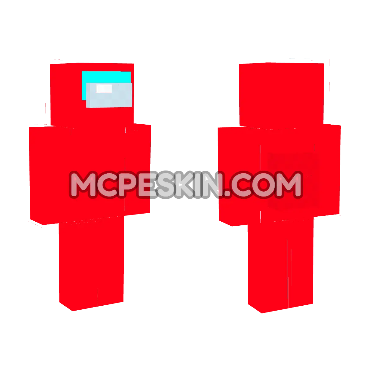 Among Us 12 4D Minecraft Bedrock skin