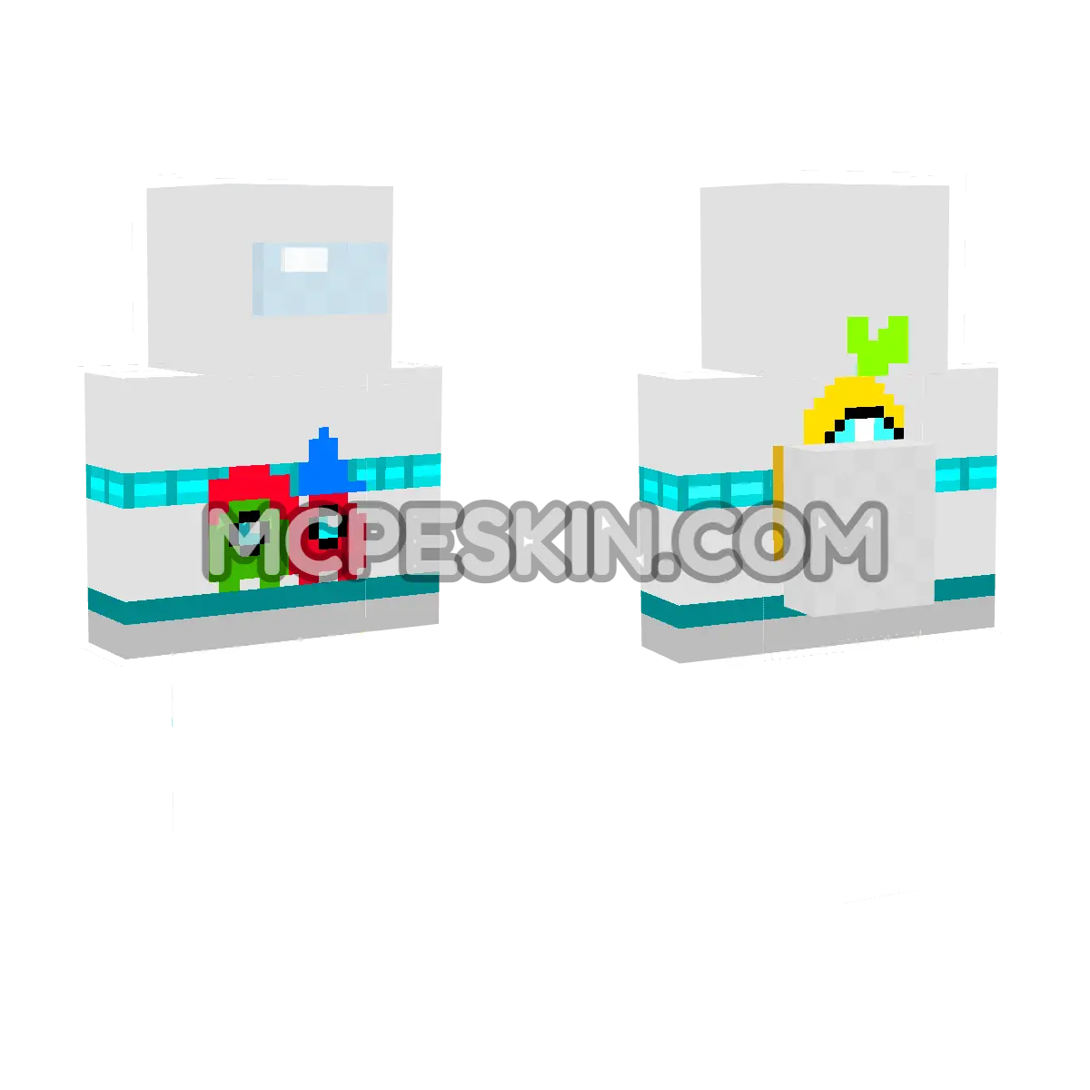 Among Us 16 4D Minecraft Bedrock skin