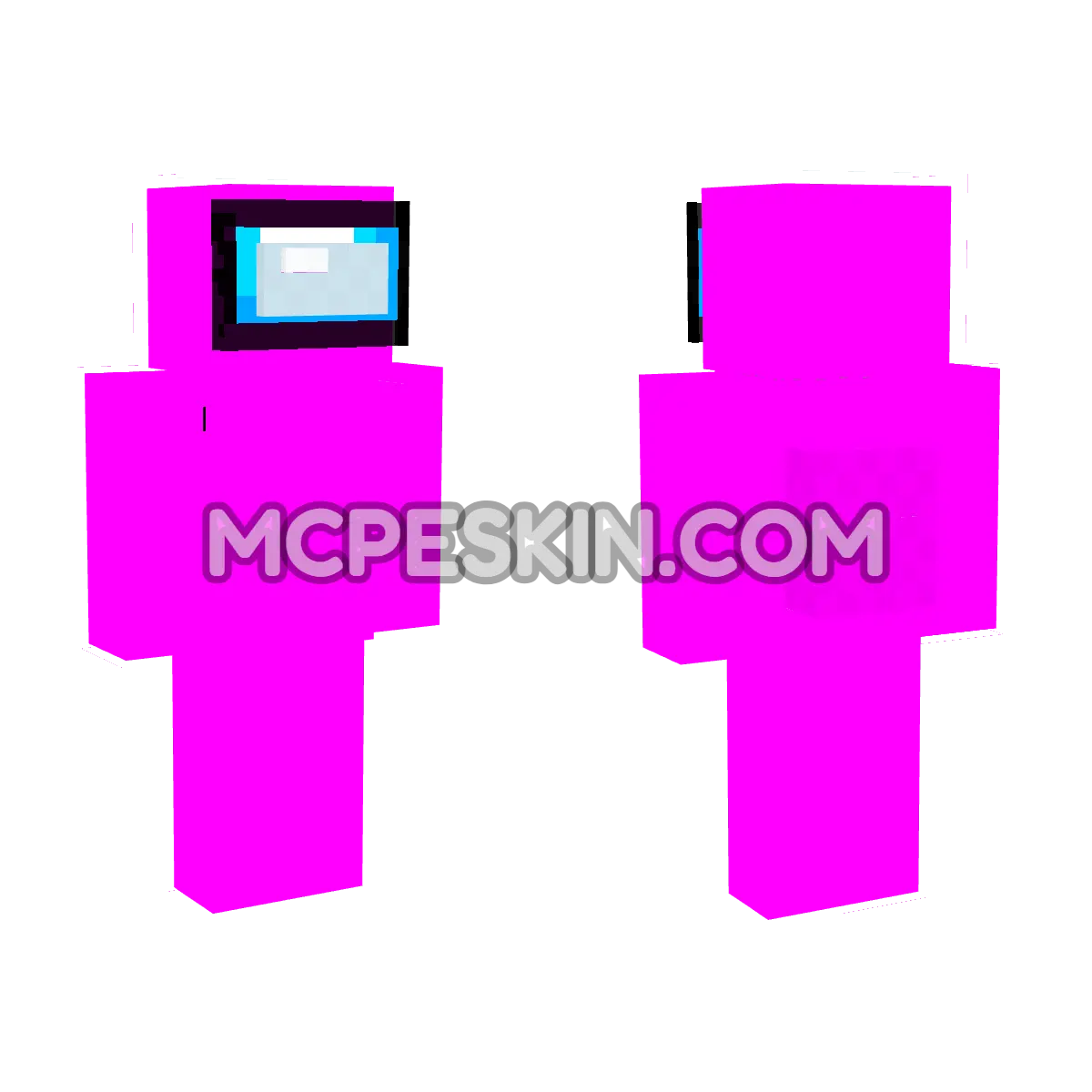 Among Us 6 4D Minecraft Bedrock skin
