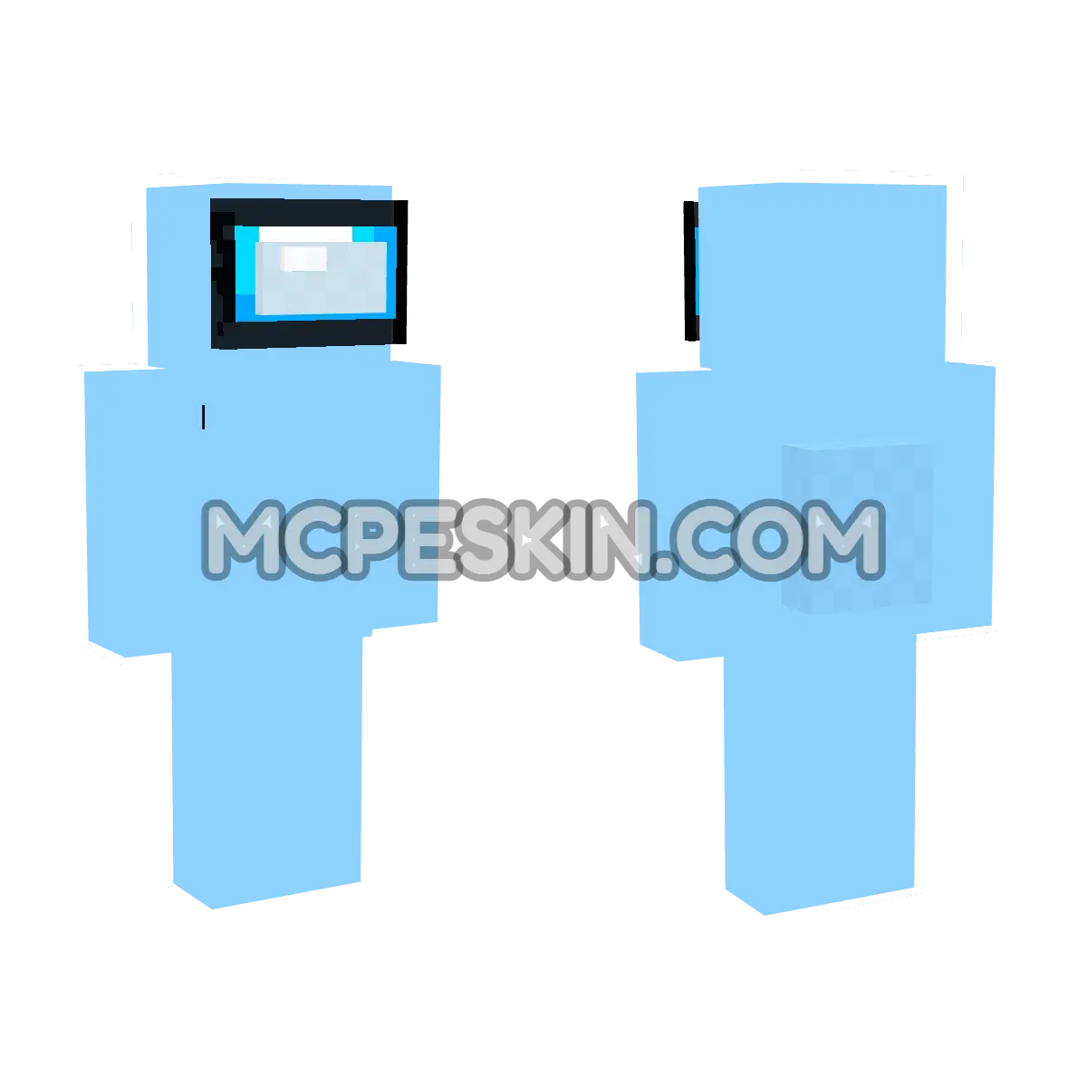 Among Us 7 4D Minecraft Bedrock skin