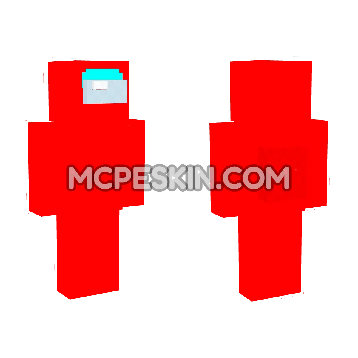 Among Us 8 4D Minecraft Bedrock skin