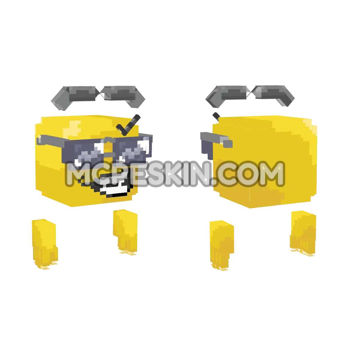 Andrextumadre Cubic 4D Minecraft Bedrock skin