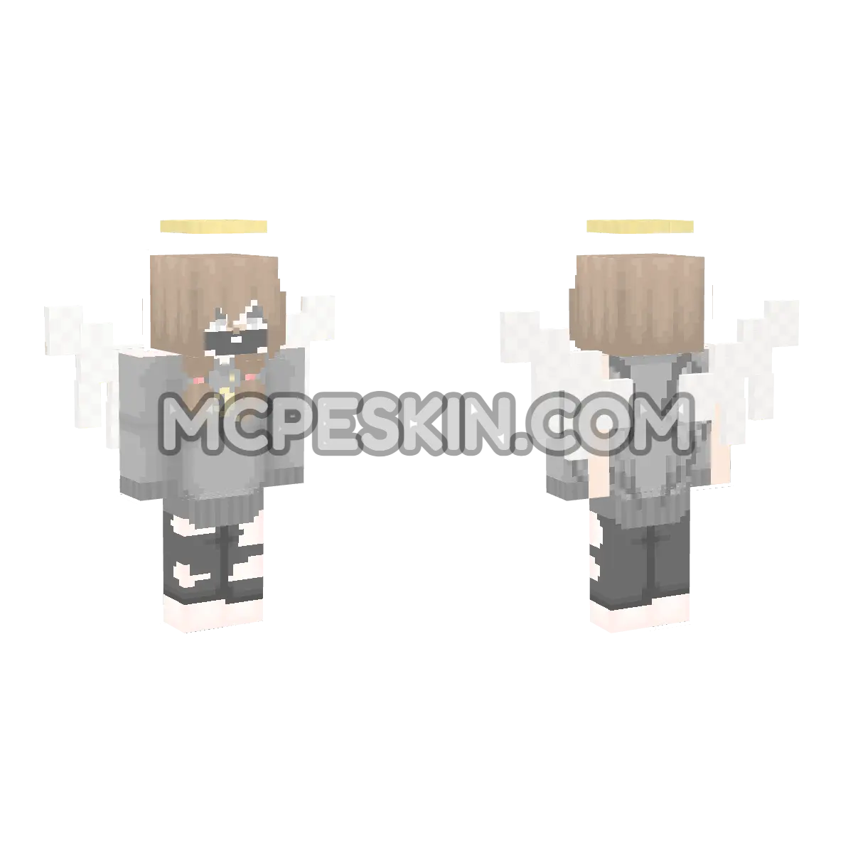 Angel 10 4D Minecraft Bedrock skin