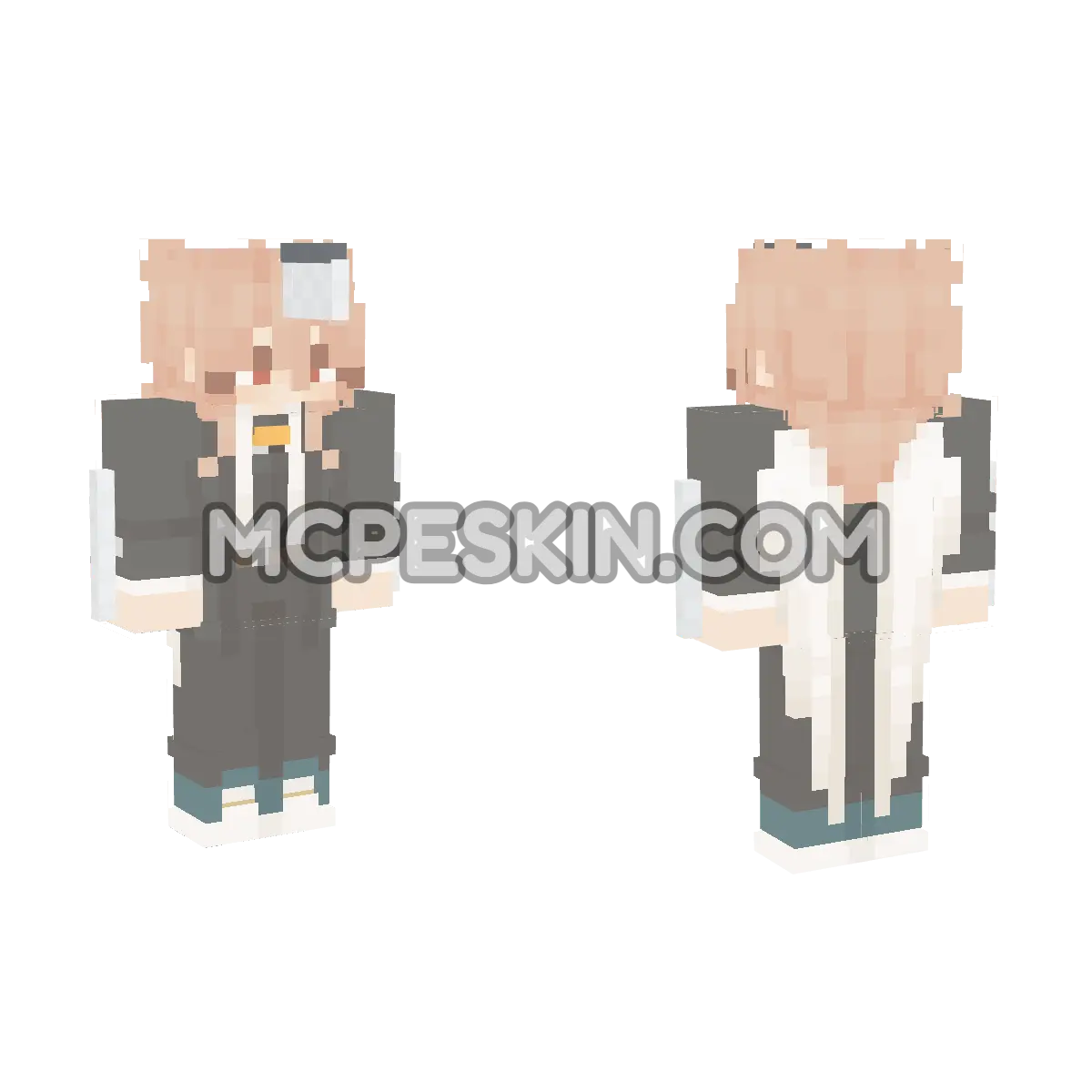 Angel Devil Chainsaw Man 2 4D Minecraft Bedrock skin