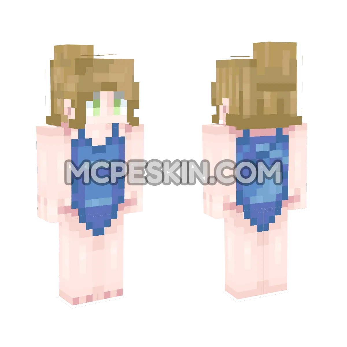 Aoi 4D Minecraft Bedrock skin