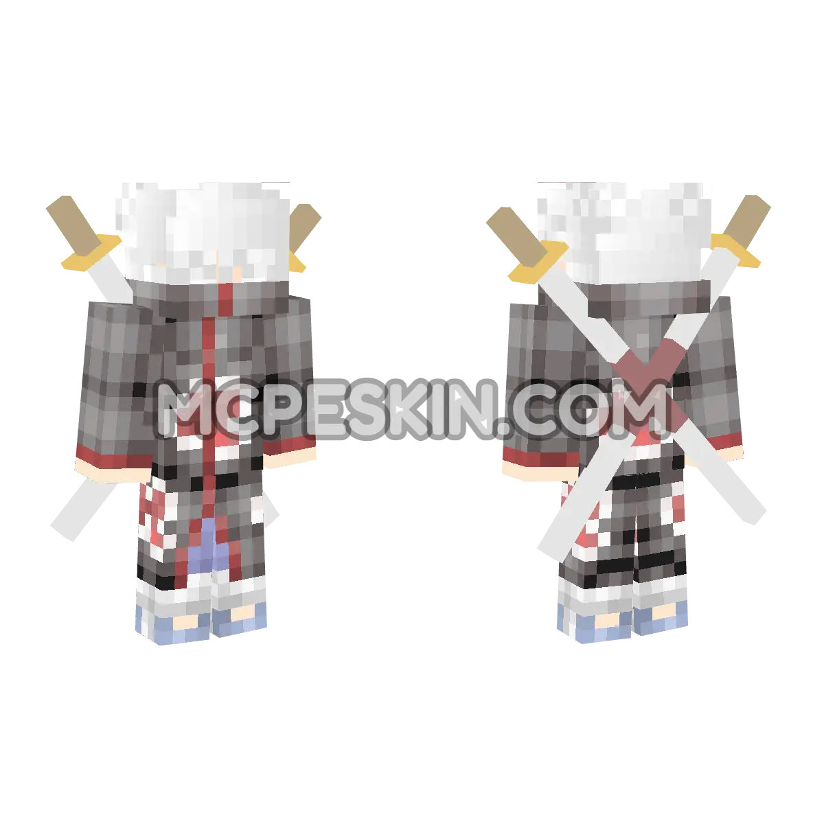 Arlekin Akatsuki 4D Minecraft Bedrock skin