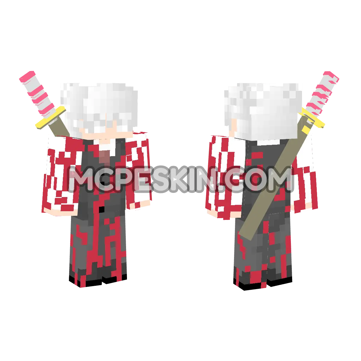 Arlekin Asesino 4D Minecraft Bedrock skin