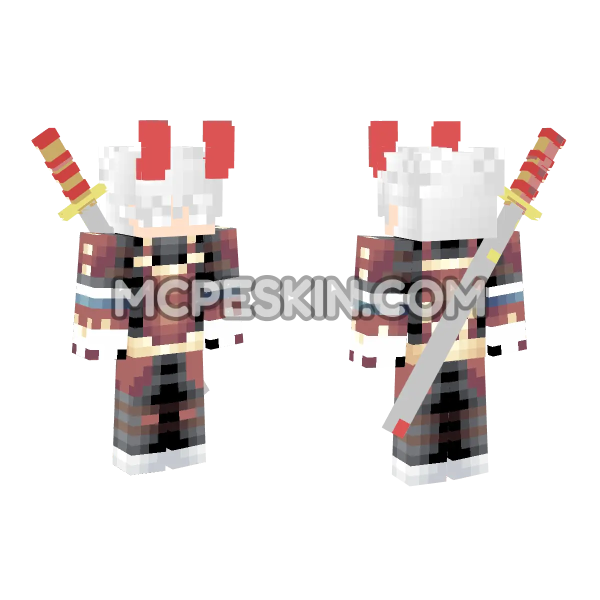 Arlekin Demonio 4D Minecraft Bedrock skin