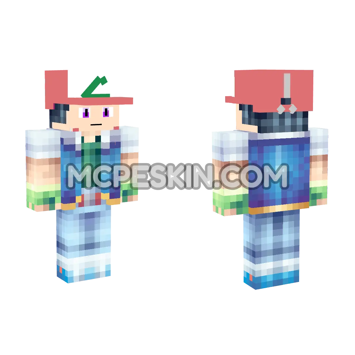 Ash Ket 4D Minecraft Bedrock skin