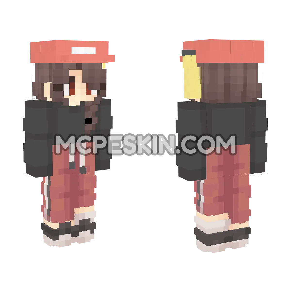 Ash Ketchum 4D Minecraft Bedrock skin
