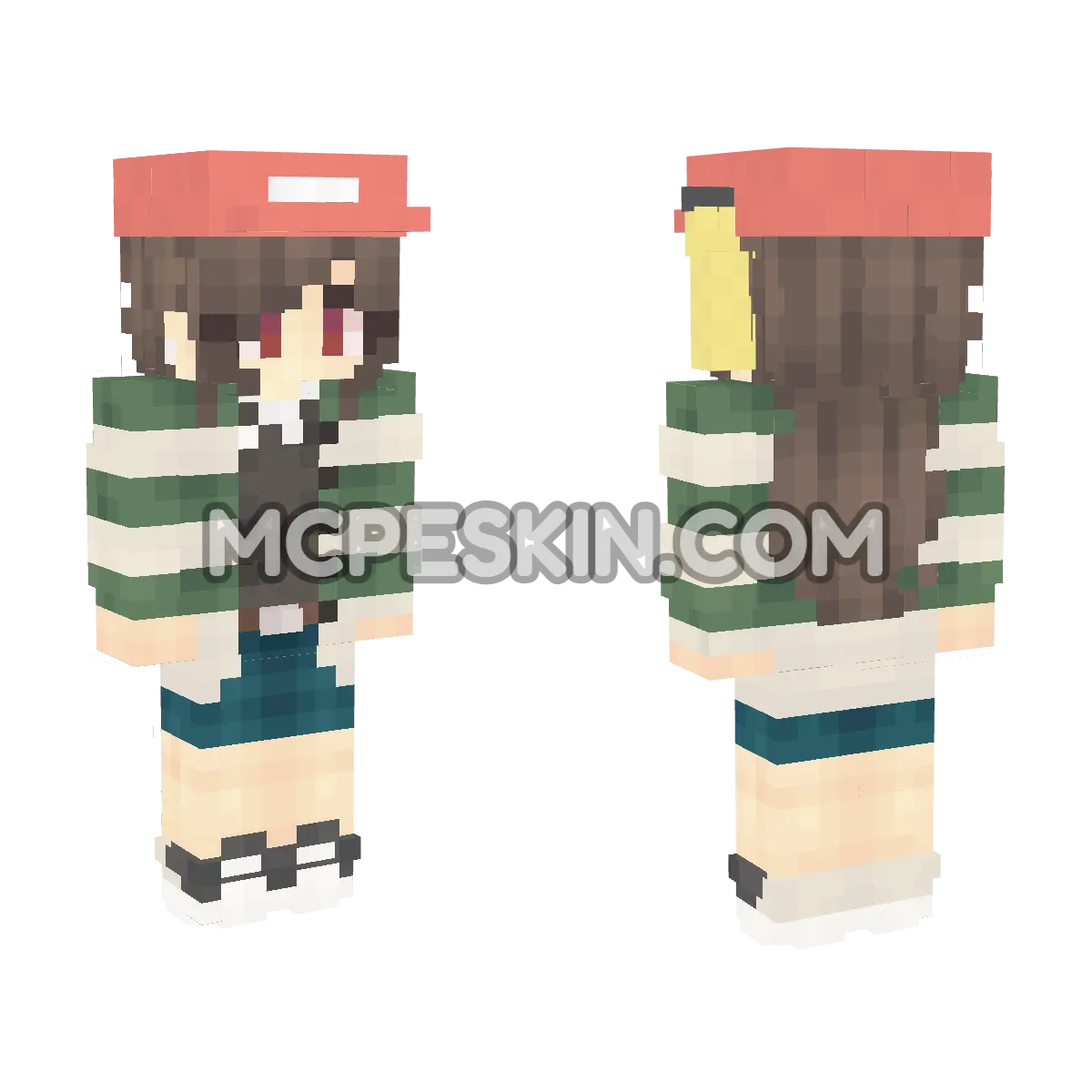 Ash Ketchum 2 4D Minecraft Bedrock skin