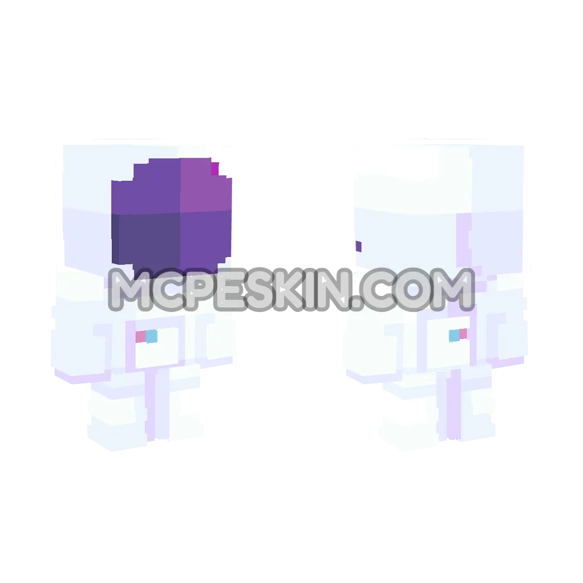 astronauta 4D Minecraft Bedrock skin