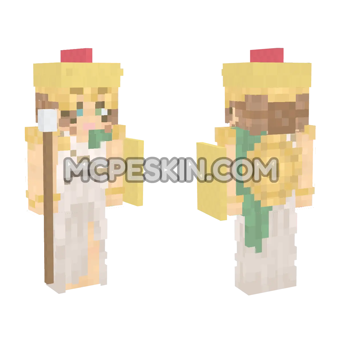 Athena 8 4D Minecraft Bedrock skin