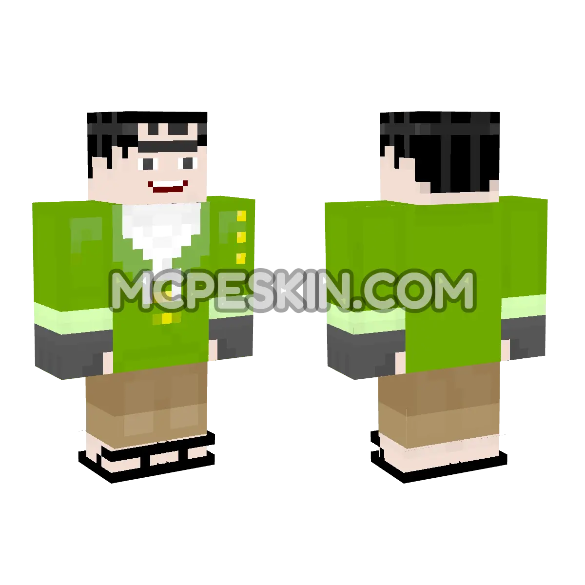 Axel 4D Minecraft Bedrock skin