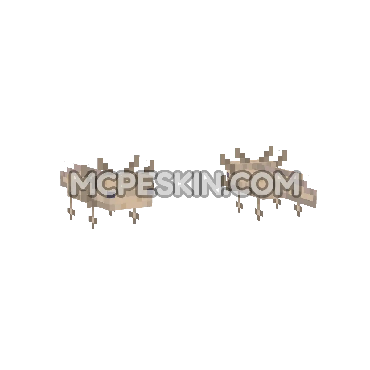 AxolotlWild 4D Minecraft Bedrock skin