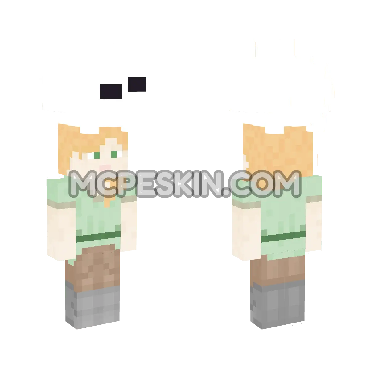 Baba on Player is Sleep 4D Minecraft Bedrock skin