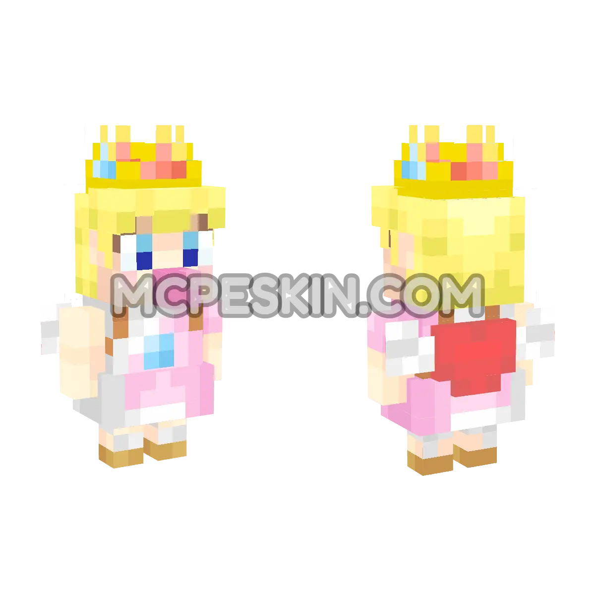 Baby Peach (Cherub) 4D Minecraft Bedrock skin