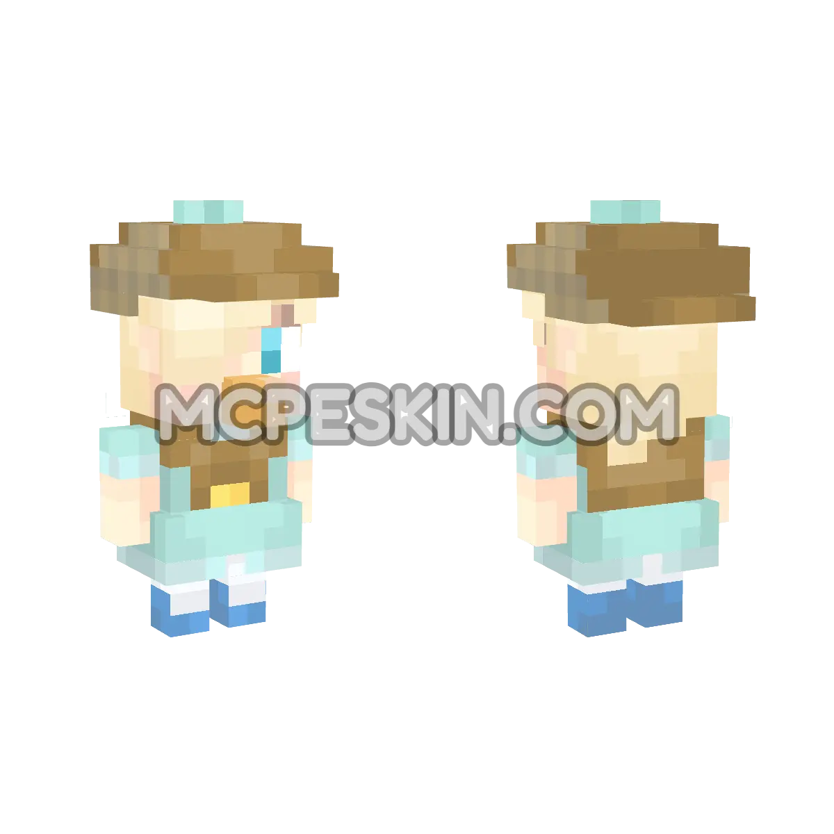 Baby Rosalina (Detective) 4D Minecraft Bedrock skin
