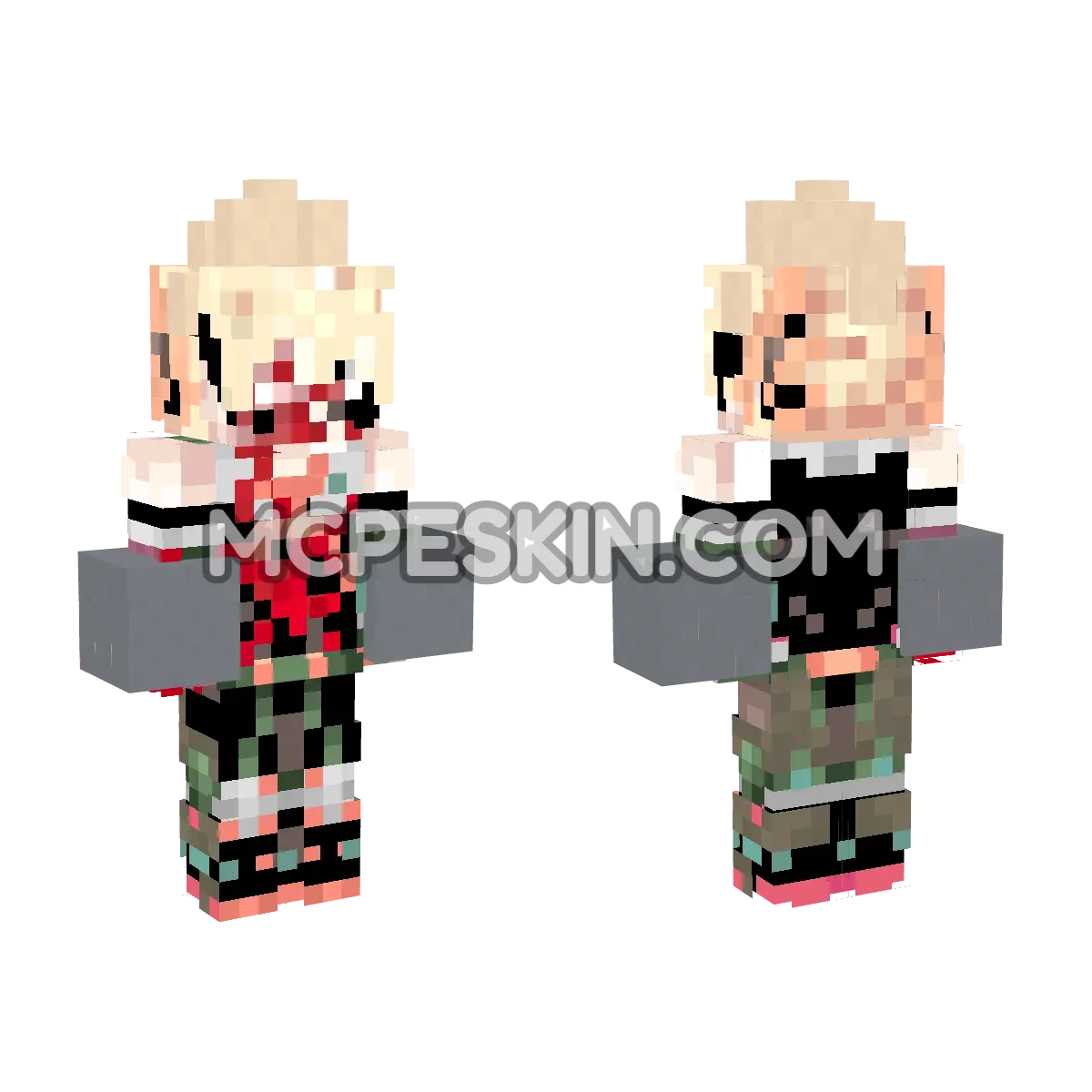 Bakugo 10 4D Minecraft Bedrock skin