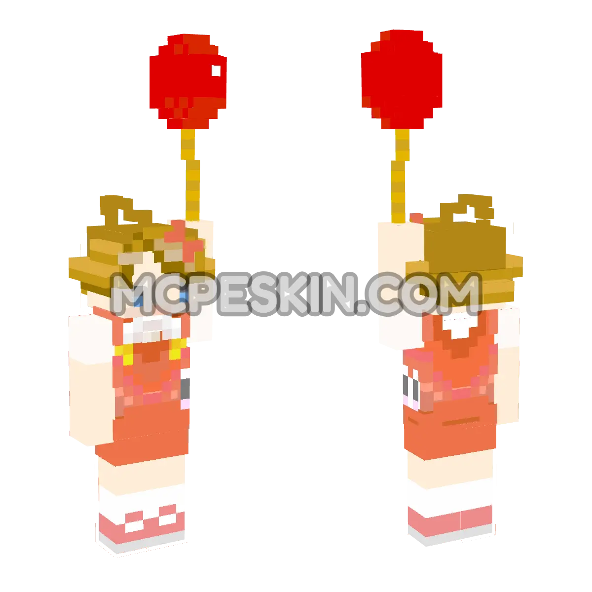 Balloon Kid: Alice 4D Minecraft Bedrock skin