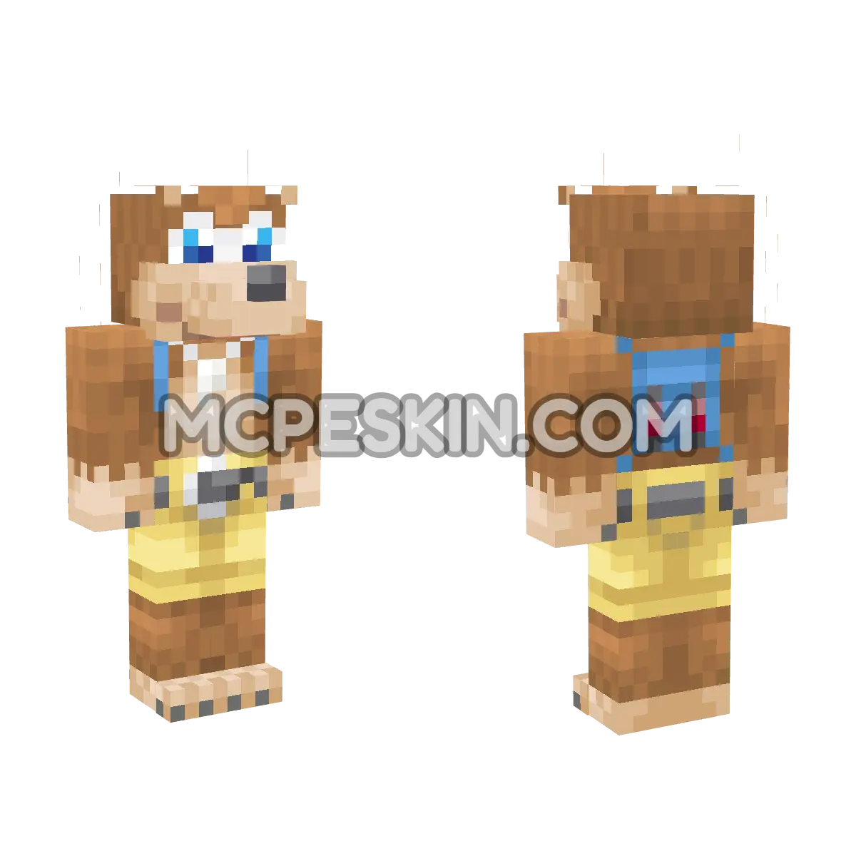 Banjo 4D Minecraft Bedrock skin