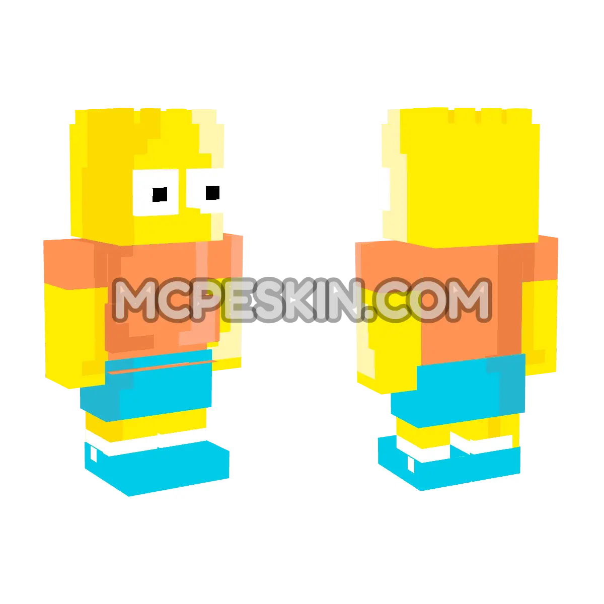 bart 4D Minecraft Bedrock skin