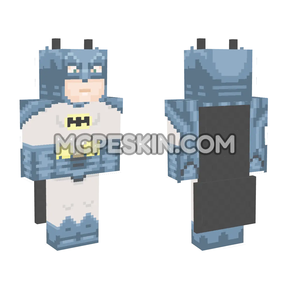 Batman 10 4D Minecraft Bedrock skin