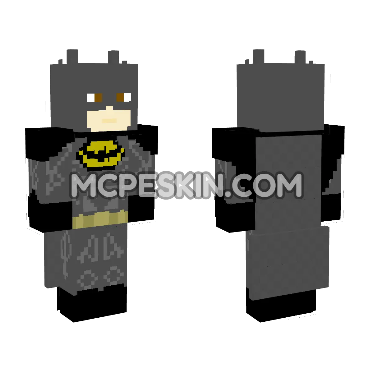 Batman 12 4D Minecraft Bedrock skin