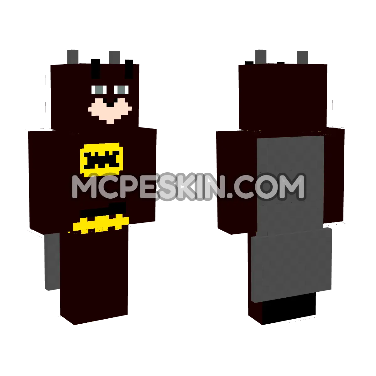 Batman 14 4D Minecraft Bedrock skin