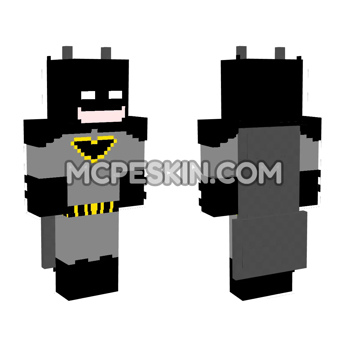 Batman 16 4D Minecraft Bedrock skin