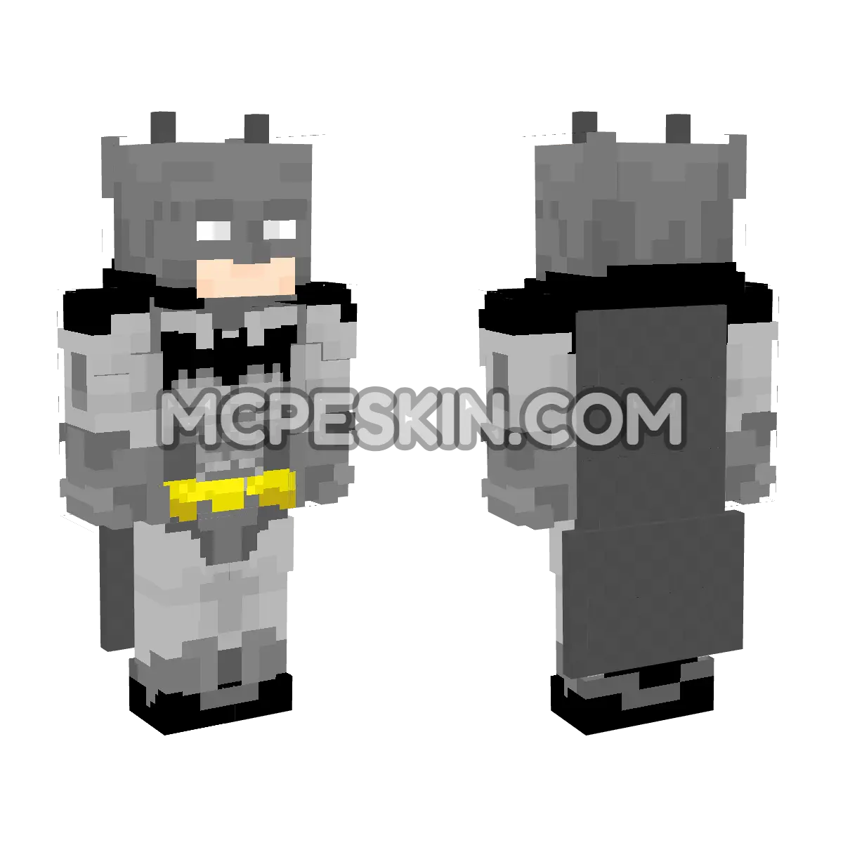 Batman 18 4D Minecraft Bedrock skin
