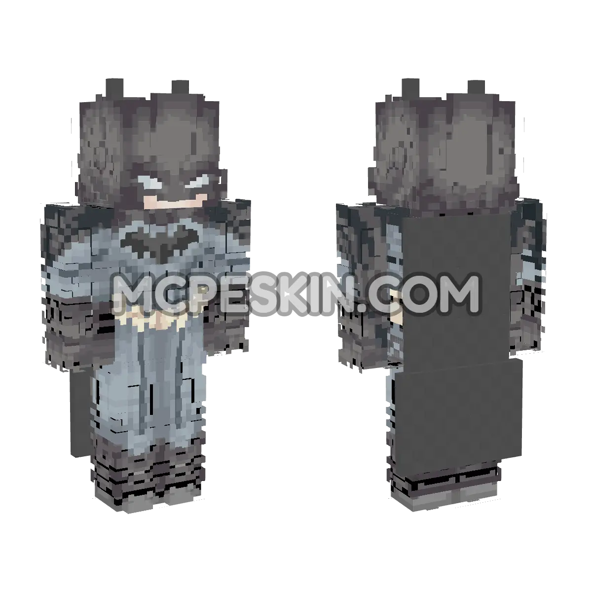 Batman 2 4D Minecraft Bedrock skin