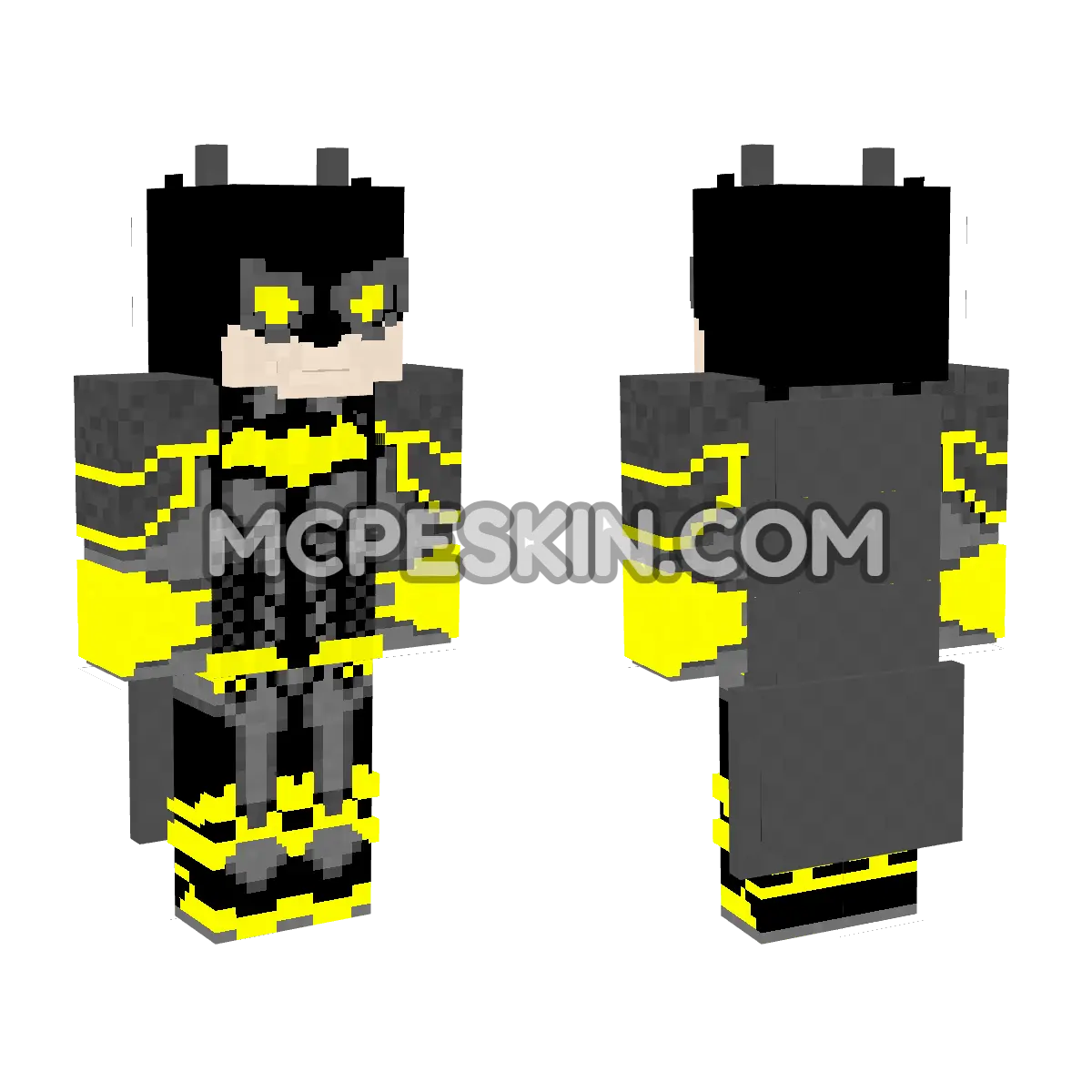 Batman 21 4D Minecraft Bedrock skin