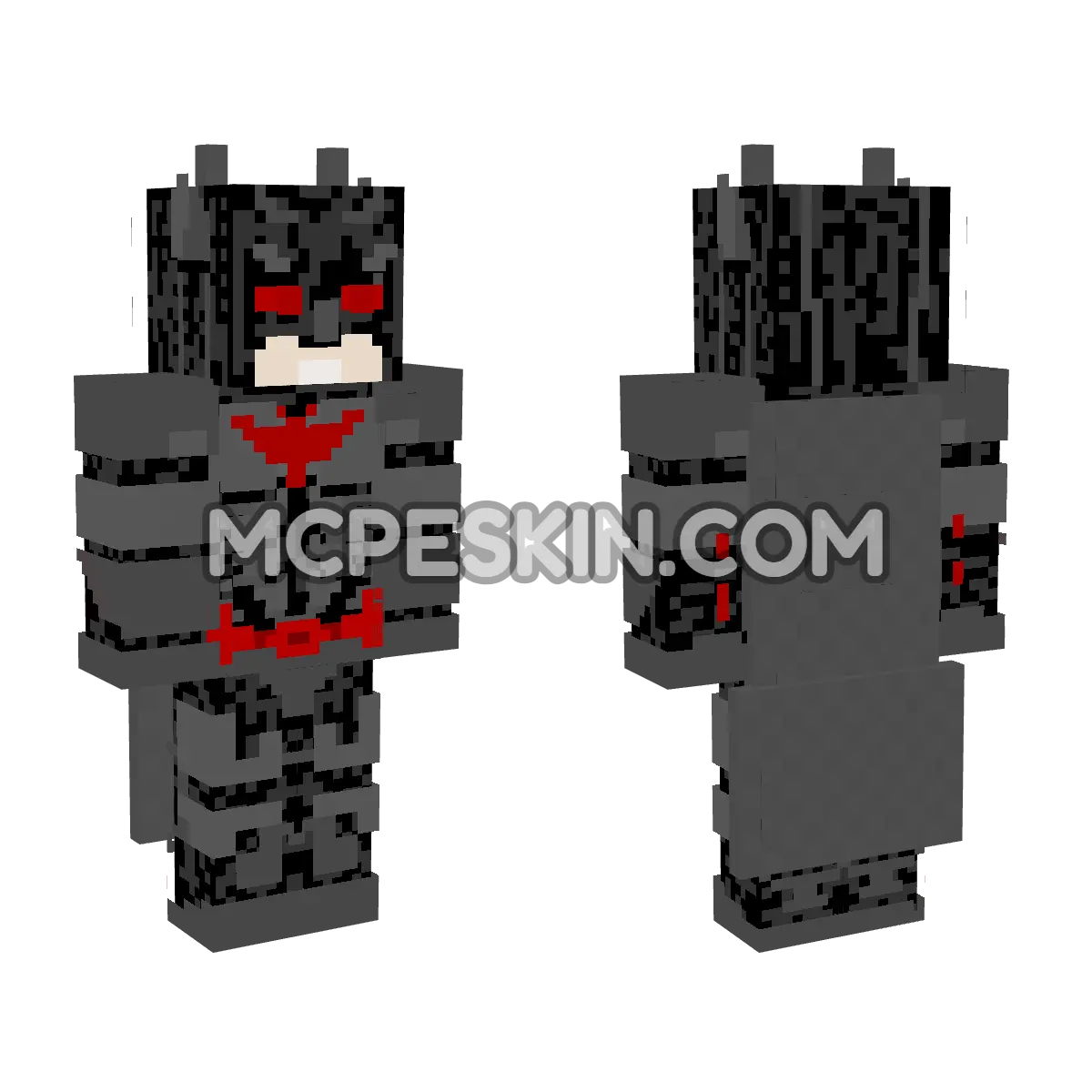 Batman 28 4D Minecraft Bedrock skin