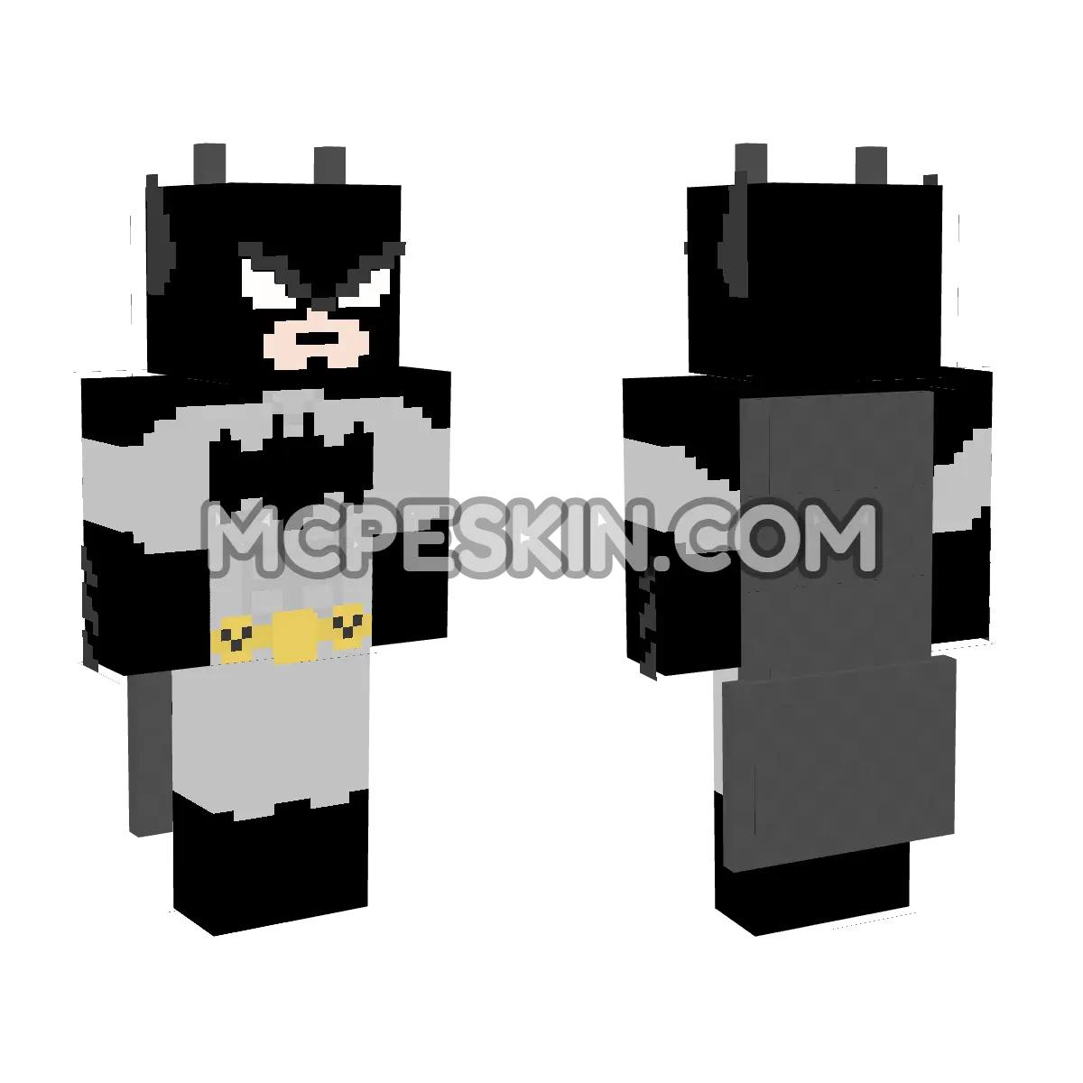 Batman 30 4D Minecraft Bedrock skin