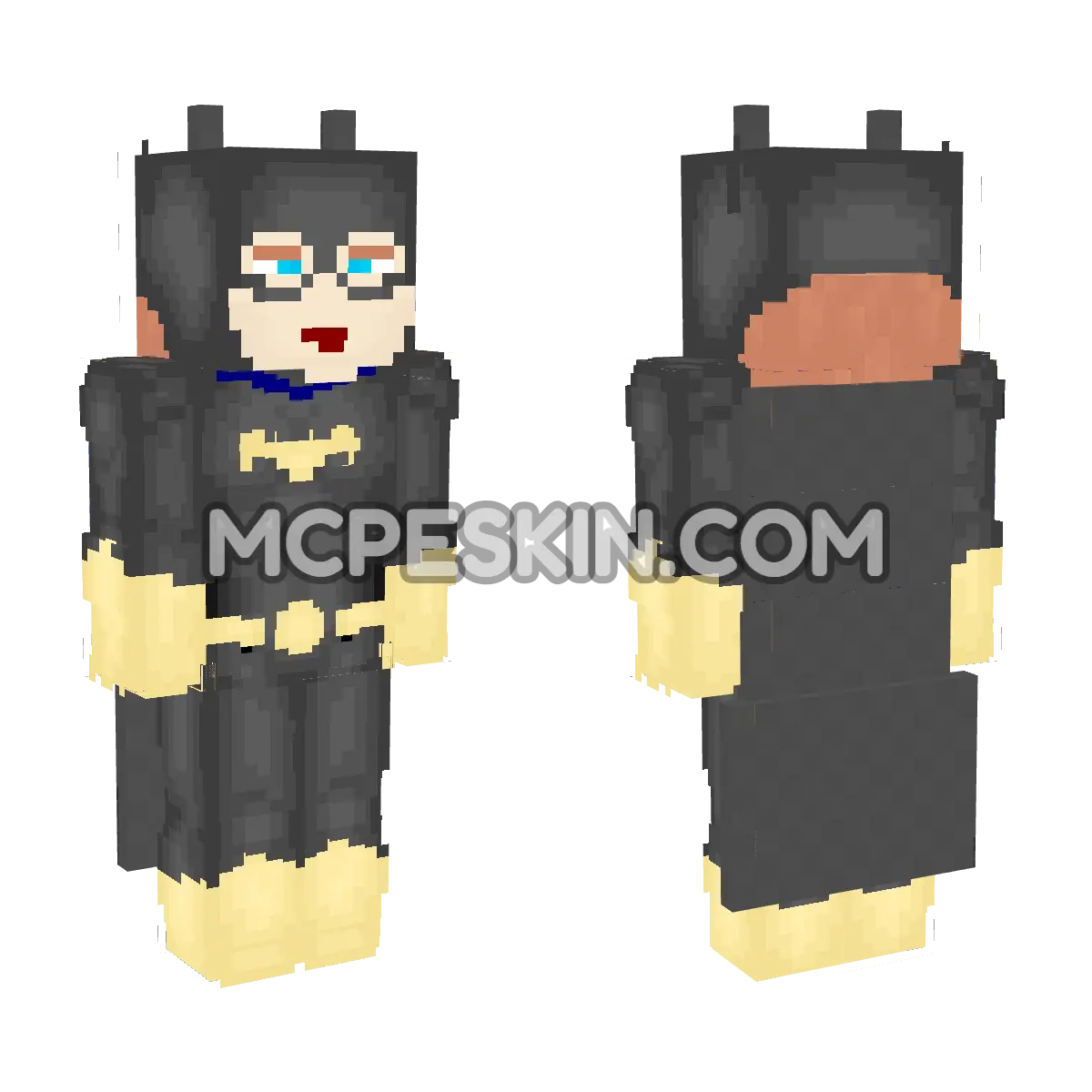 Batman 8 4D Minecraft Bedrock skin