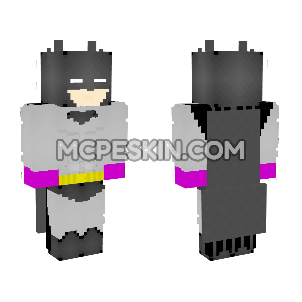 Batman 9 4D Minecraft Bedrock skin