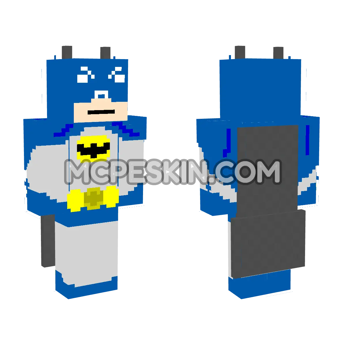 Batman 4D Minecraft Bedrock skin