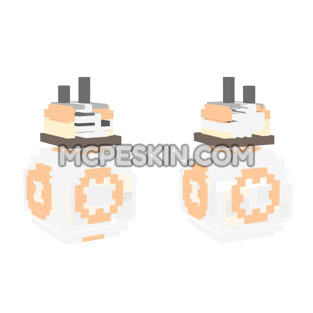BB8 4D Minecraft Bedrock skin