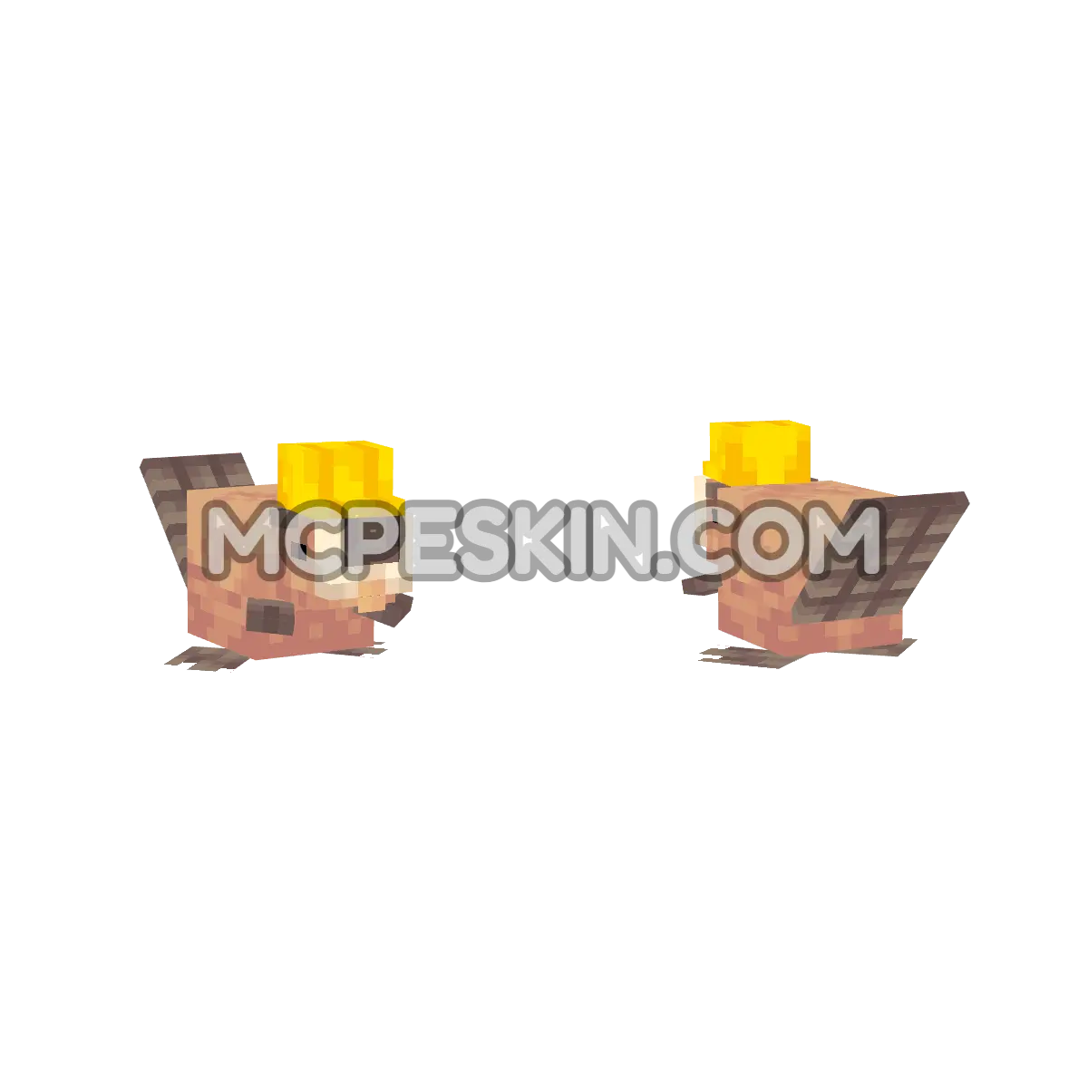 beaver3 4D Minecraft Bedrock skin