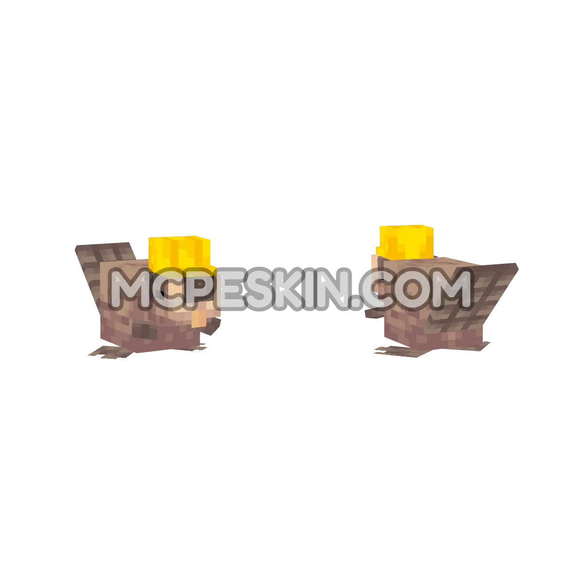 beaver4 4D Minecraft Bedrock skin