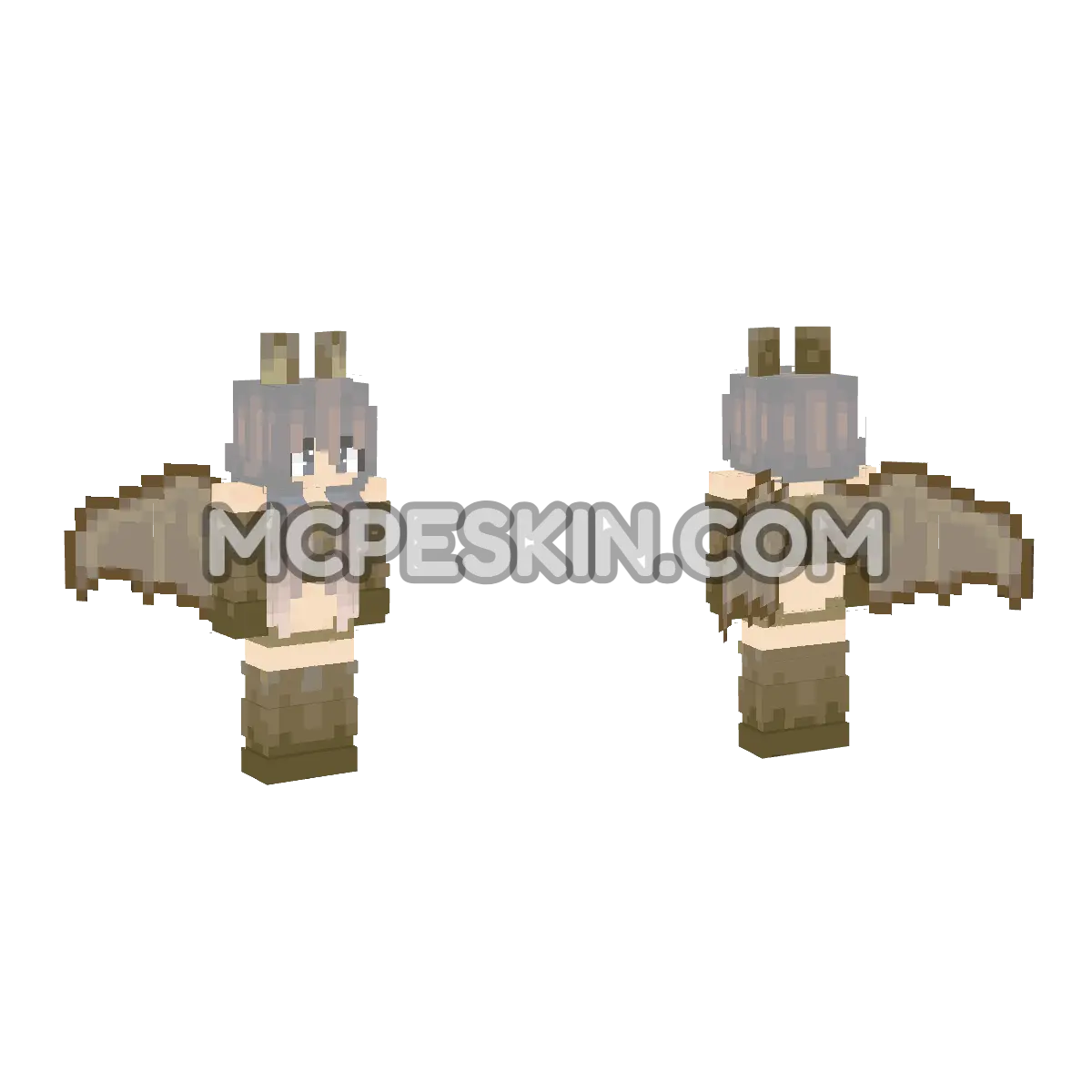 BG4 4D Minecraft Bedrock skin