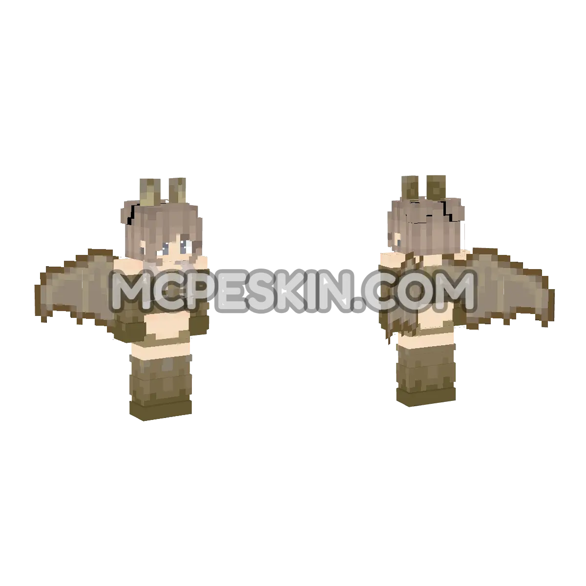 BG5 4D Minecraft Bedrock skin