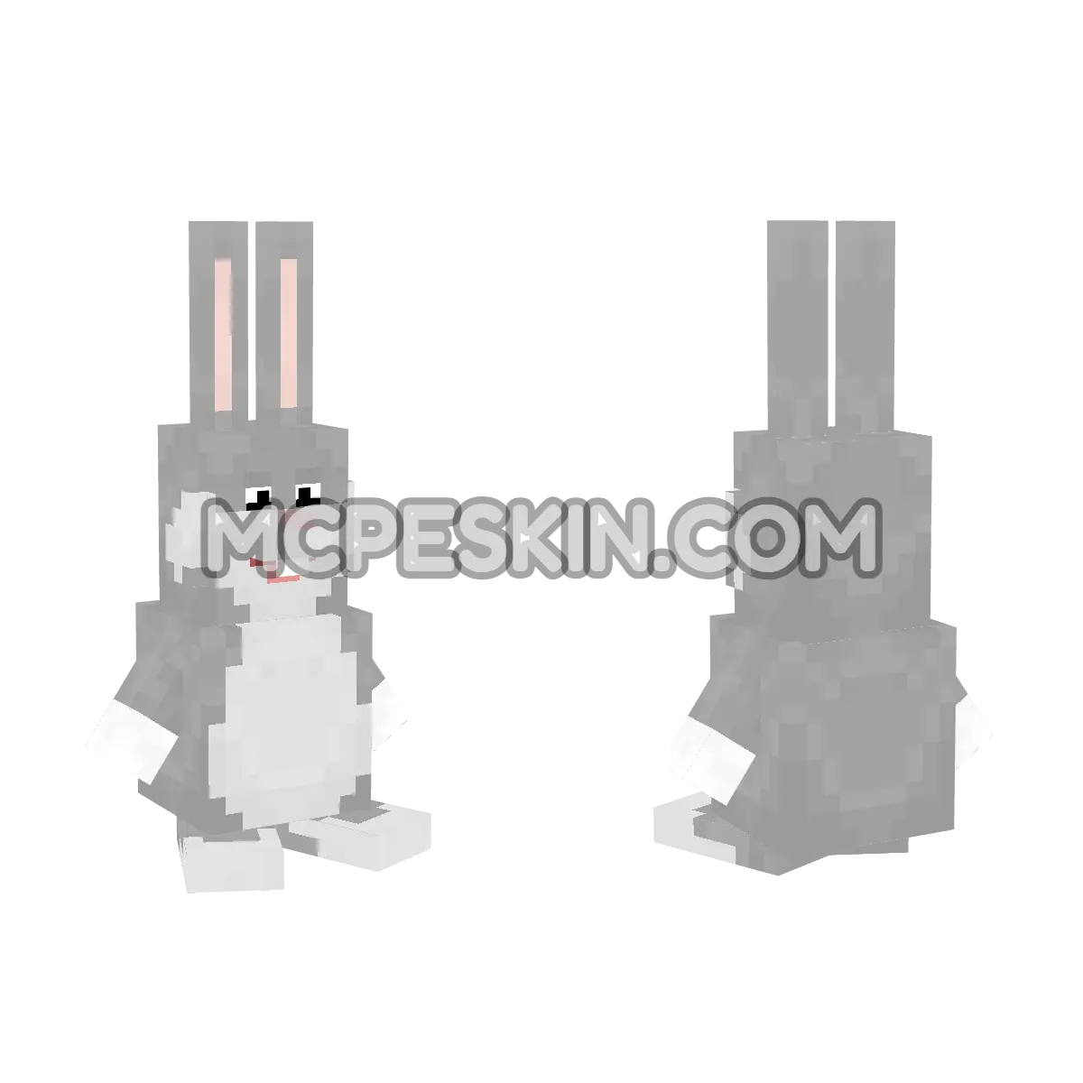 Big Chungus 4D Minecraft Bedrock skin